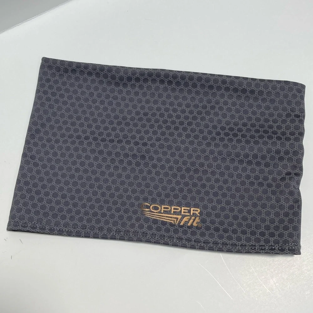 Like New Copper Fit Gray Face Mask Unisex Neck Gaiter Honeycomb Guardwell